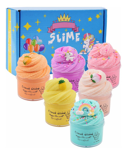 Kit De Slime Paquete De 6 Juguetes Divertidos Para Rega Ksl