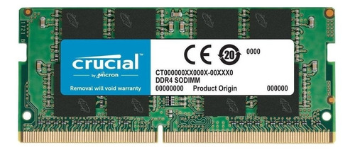 Memoria Crucial Ddr4 Ct8g4sfra32a 8gb Sodimm 3200 1.2v 