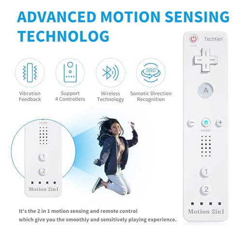 2 Pack Wii Remote Con Wii Motion Plus Inside | Controlador S