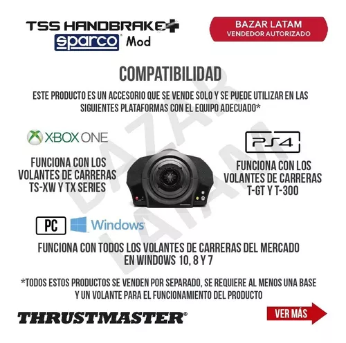 Thrustmaster TSS Freno de Mano Sparco Mod + Add-On PS4/Xbox One/PC
