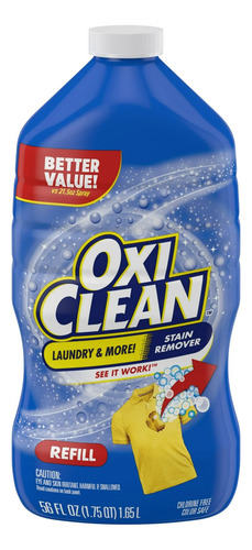 Oxiclean Quitamanchas De Ropa 1.65 Litros 56 Oz 100%original