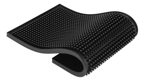 Alfombrilla Impermeable Para Bar, 1 Pieza, Color Negro Suave