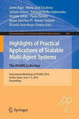 Libro Highlights Of Practical Applications Of Scalable Mu...