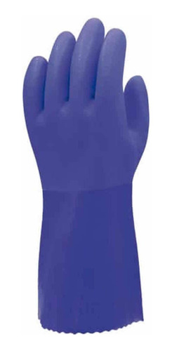 Luva Segurança Super Pvc Azul Punho 36 Super Safety