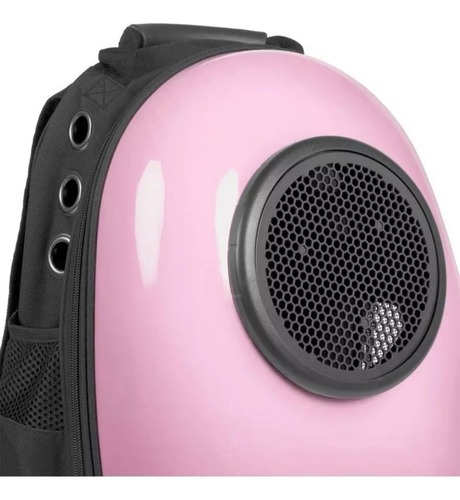 Mochila Domo Perro Gato Bolsa Transportadora Viaje 50516 Color Rosa Claro