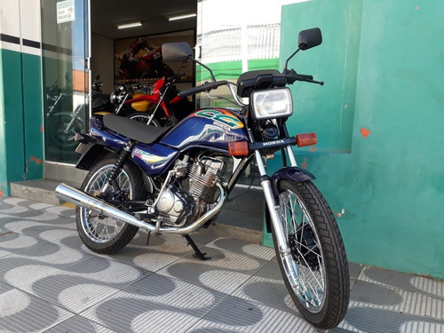 Imagem 3 de 6 de Honda Cg Titan 125 Azul Novíssima!!!
