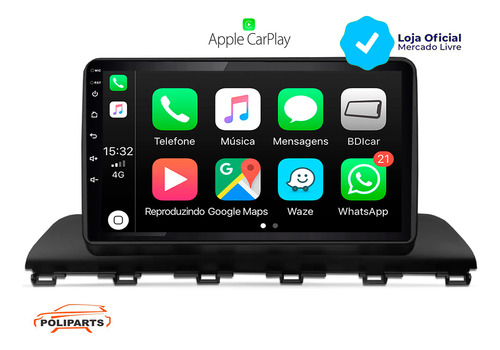 Multimidia Hb20 2020 A 2024 Android 2gb Gps Carplay Cam 9p