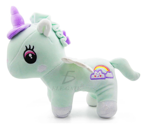 Peluche Juguete Bebes Dormitorio Unicornio Pony Suave 22cm