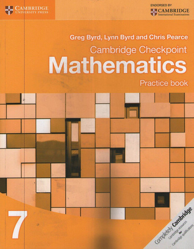 Cambridge Checkpoint Mathematics 7 - Workbook, De Vv. Aa.. 