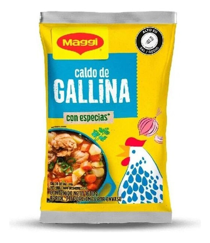 Caldo De Gallina Maggi X 1600 G - Kg