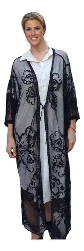 Kimonos playeros 2025 largos