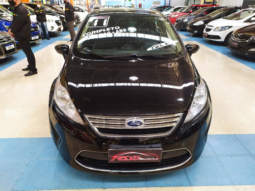 Imagem 1 de 14 de New Fiesta 1.6 Flex Completo Com Banco De Couro