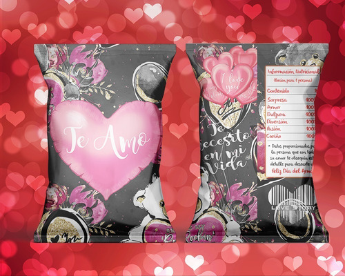 Bolsa Tipo Sabritas Imprimible Dia Del Amor Y La Amistad