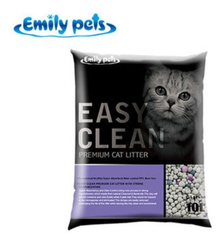 Imagen 1 de 1 de Arena Sanitaria Easy Clean 8kg Emily Pets