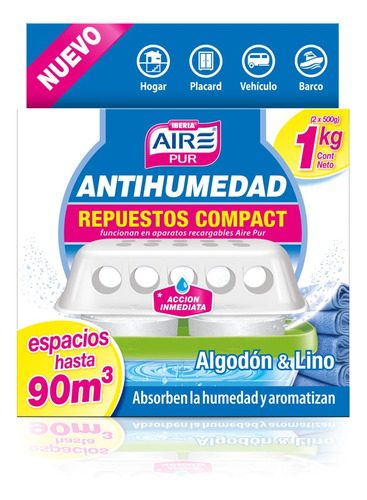 Aire Pur® Antihumedad Repuesto Titan - Ideal Hasta 30m2