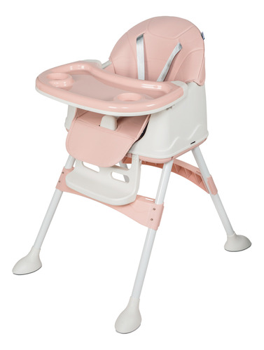 Cadeirão De Alimentação Bebê Portátil  Honey Rosa Maxi Baby