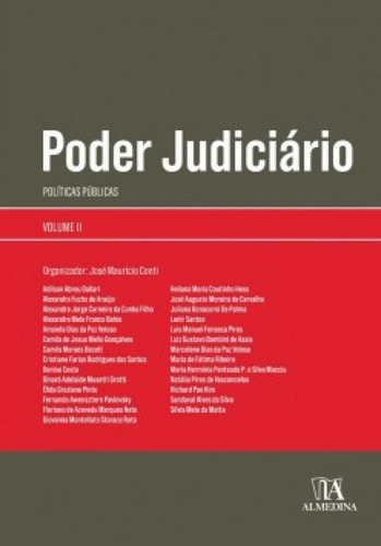 Poder Judiciário Políticas Públicas: Poder Judiciário Políticas Públicas, De Mauricio, Conti. Editora Almedina, Capa Mole Em Português