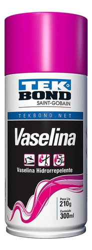 Vaselina Hidrorrepelente Spray Tekbond 300ml Automotivo