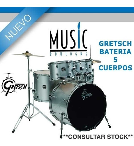 Gretsch Bateria 5 Cuerpos - Bm Music Boulogne -