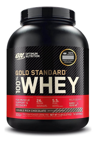 Optimum Nutrition Gold Standard 100% Whey Proteína 5 Lb