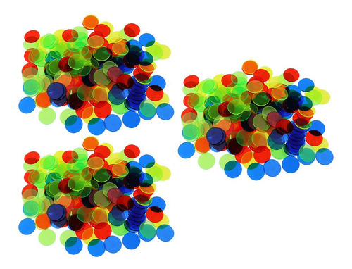 3x Bingo Chips Contadores De De Fichas Contando De Plástico