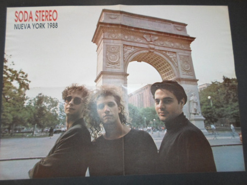 Soda Stereo Poster 54 X 42