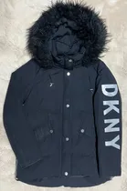 Comprar Chamarra De Pluma Para Mujer M Dkny Con Gorro Desmontable