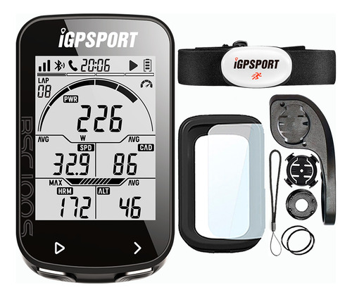 Gps Igpsport Bsc100s Bike Velocimetro + Cinta Cardiaca Nf