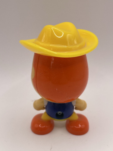 Figura De Sheriff Cabezon Con Ojos Mobiles 2001 Mattel 8cms (Usado)