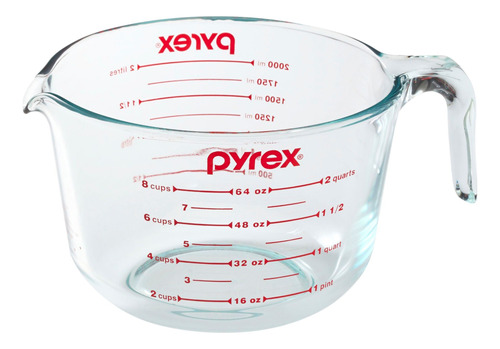 Pyrex - Taza De Medida De 8 Tazas O 2 Lt