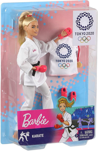 Barbie Olympic Games Tokio 2020 Muñeca De Karate Mattel