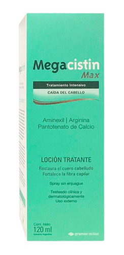 Megacistin Tratamiento Intensivo Capilar Anticaida 120 Ml