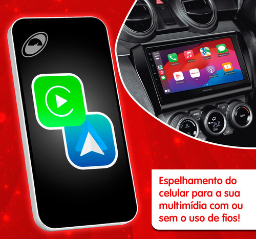 Multimídia 9 Pioneer Dmh-ap6650bt Android Auto E Carplay