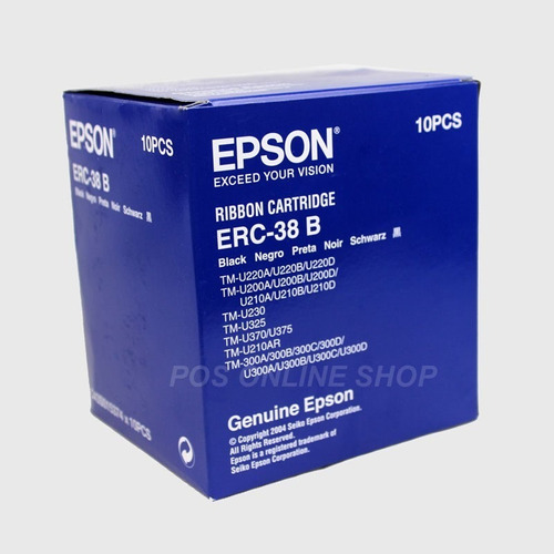 Cinta Epson Erc-38b (box X 10 Pza)