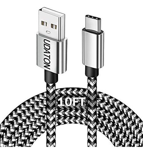 Cable Tipo C  Udaton De 10 Pies  3 A  Usb A A Usb C  Carga R