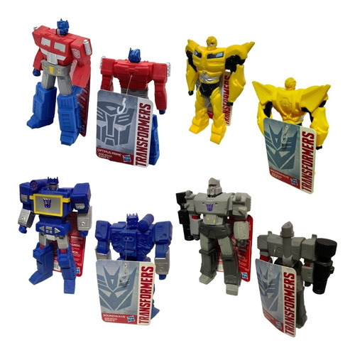 Pack 5 Figuras Transformers Titans Guardians + Cilindro 