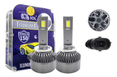 Kit Focofaro Hiperled Canbus Entrada 880 Ventilador Luz Fija