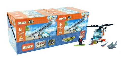 Blox Bloques De Armar Helicoptero 112 Pzs Compatibles Con Le
