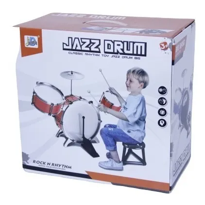 Set De Mini Batería En Caja 37.4x20.5x35.9 Cm