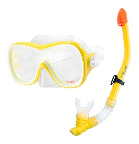 Kit Antiparra Para Natación Y Snorkel De Policarbonato Intex