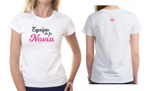 Camiseta Playera Mujer Team Bride Equipo De La Novia Anillo