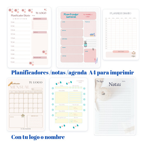  Agenda Planificador Digital Para Imprimir Personalizada 