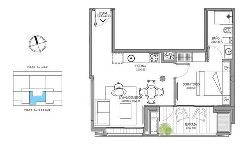 Imagen 6 de 6 de Apartamento 1 Dormitorio En Punta Ballena, Punta Ballena - Be Live