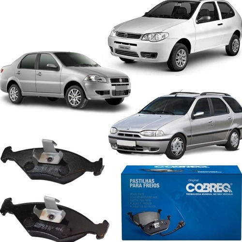Imagem 2 de 10 de Jogo Pastilha De Freio Fiat Palio 1.0 2007