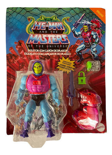 Skeletor Cañon De Dragon Motu Origins Retro Mattel Wave 13 (Usado)