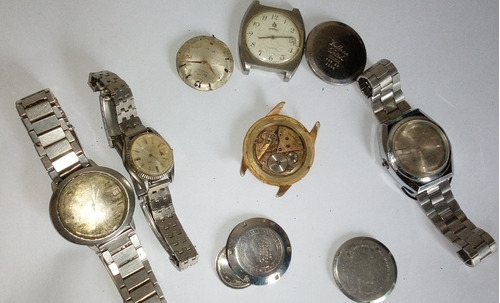 Lote De Relojes P/repuestos O Reparar B01 Fero Relojeria