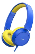 Comprar Auricular Para Niños Joyroom Hc1 Azul Y Amarillo 85db Audio 
