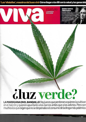 Revista Viva 2009 Marihuana Frida Kahlo Raquel Tibol Nazi