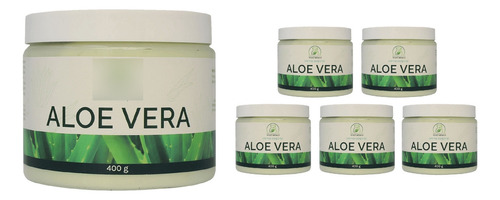 Crema Facial & Corporal De Aloe Vera (400g) 6 Pack