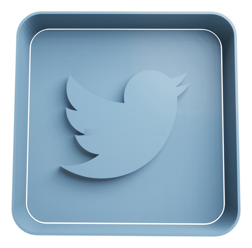  Cortador De Galletas Con Forma De Logo De Twitter